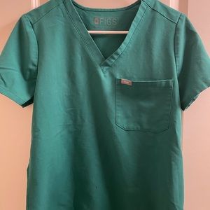 Green FIGS scrubs set